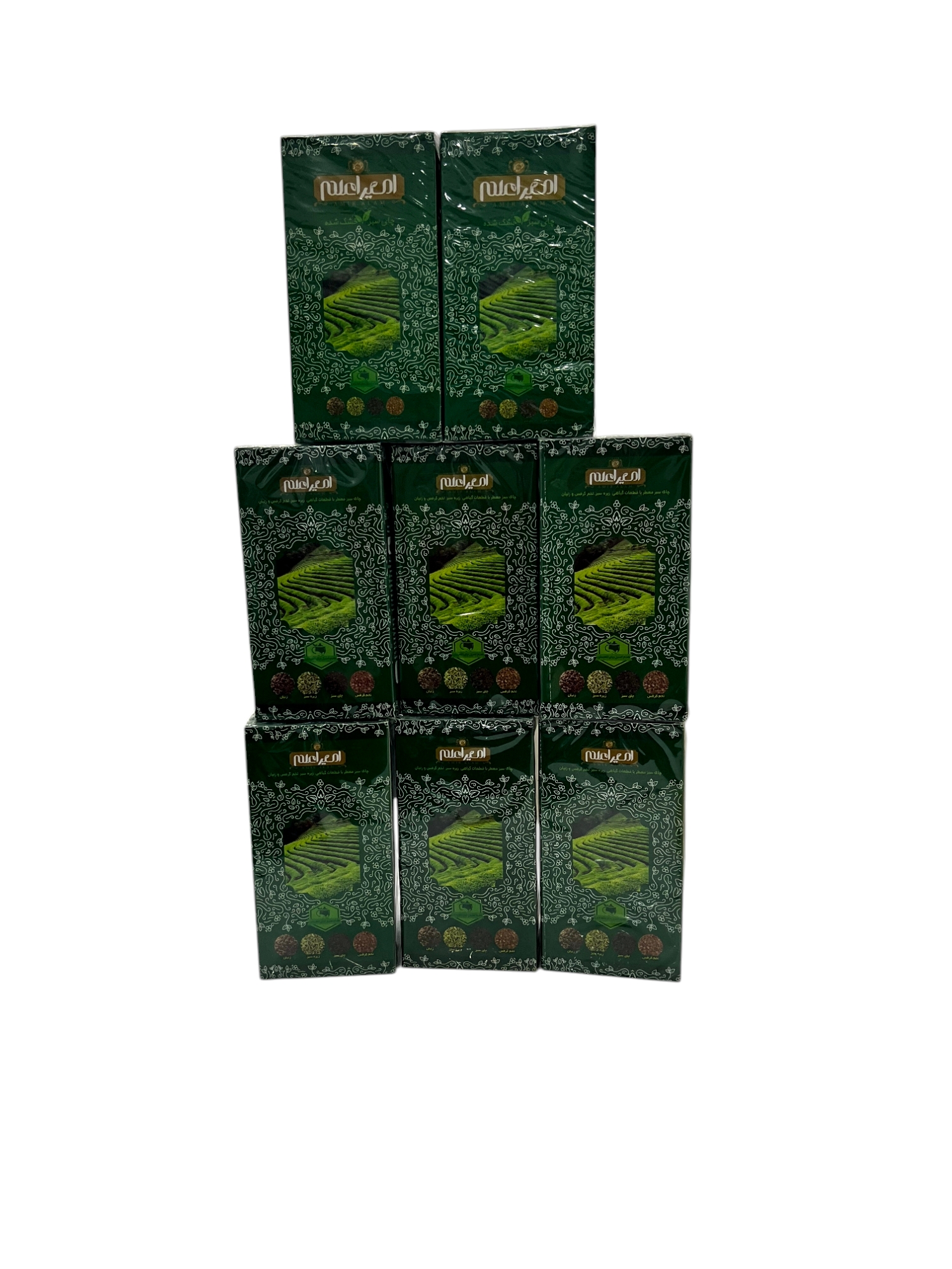 چای سبز لاغری امیر اعلم پک(۸عددی)