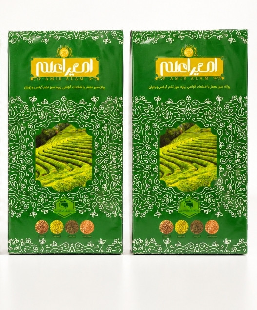 چای سبز امیر اعلم 5040 پک دو عددی